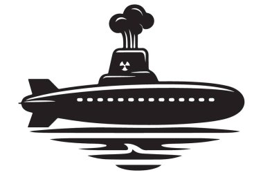 Askeri ve Savunma Tasarımları için Nükleer Denizaltı Vektör İlülasyonu