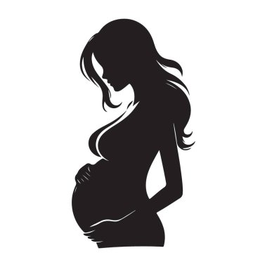 Zarif Hamile Kadın Görüntü Sanatı Anneliği ve Geleceği Saran Neşe