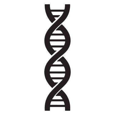 DNA Strand Genetik Kod Molekül Bilimsel Çalışmaları Vektör Sanatı
