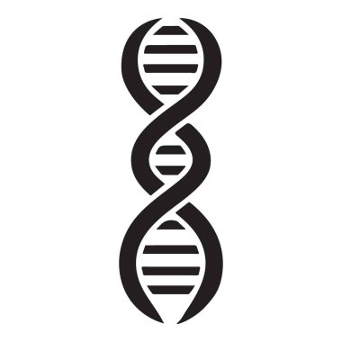 Genetik bilginin vektör çizimi DNA yapı molekülü tasarımı