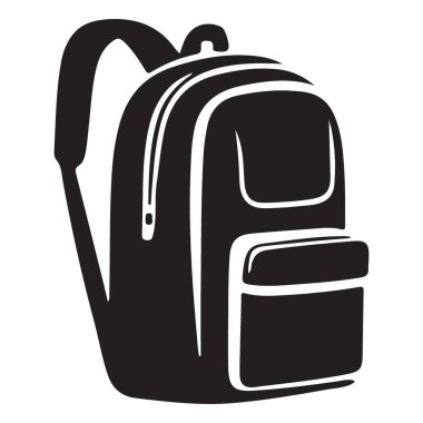 Öğrenciler için Siyahi Okul Sırt Çantası Eğitimsel Grafik Çizimi