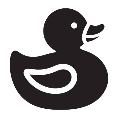 Kauçuk Ördek Görüntü Banyo ve Oyun Saati Simgesi