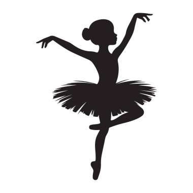 Zarif Balerin Silueti, Zarif Dans Yönetmeni İllüstrasyonu