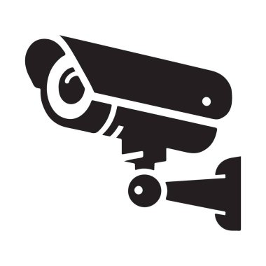 Gözetleme Sistemi için Güvenlik Kamerası Görüntü Vektörü Görüntüsü