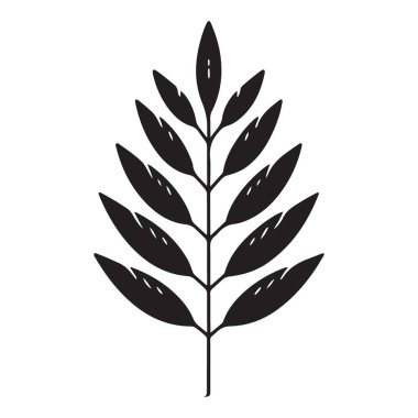 Siyah siluet vektör illüstrasyon tasarım ögesini şablon olarak bırakır