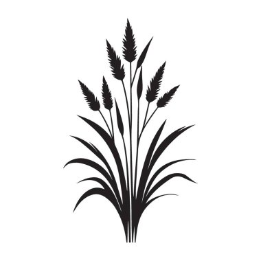 Buğday Sapı Çizimi Hasat Tarımını ve Doğal Güzelliği Sunar