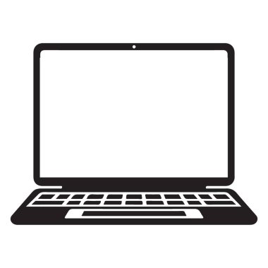 Teknoloji Tanıtımları ve Dijital Göçebeler için Laptop Vektör ResmiName