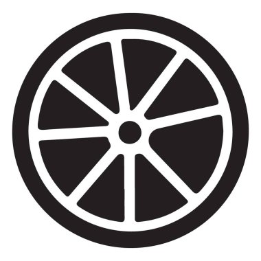 Gıda ve İçecek Tasarımı için Portakal Dilimleyici Grafik Çizimi