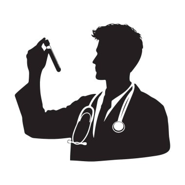 Modern sağlık hizmetleri silueti tasarımı sergileniyor.