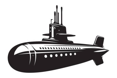 Donanma Tasarım Projeleri için Gelişmiş Denizaltı Resimleri Vektör Dosyası