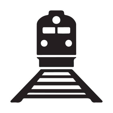 Parçalardaki Klasik Tren Silueti A Klasik Ulaşım Simgesi