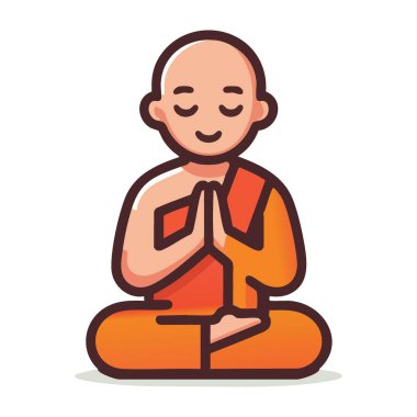 Turuncu Kaftanlı Keşiş Resimleri Huzurlu Ruhani Uygulama