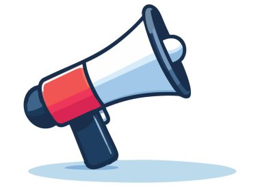 Yüksek sesli megafon tanıtımı yüksek sesli hoparlör ikon tasarımı