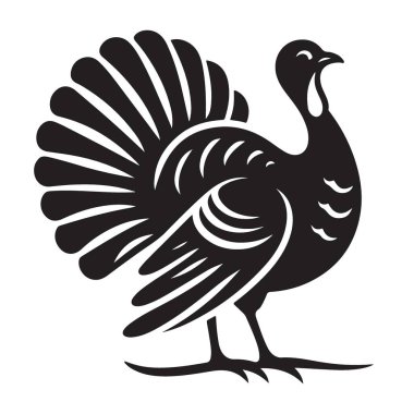 Şükran Günü ve Sonbahar Projeleri için Türkiye Silueti Vektör Grafik Çizimi