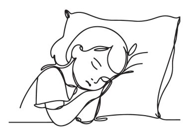 Huzurlu Uyku Süreklilik Çizgisi Çocuk Uykusu