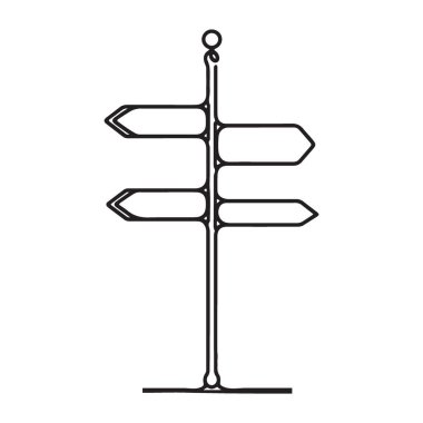 Yönü Belirten İmza Çubuğunun Seçenekleri Silueti