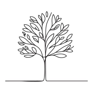 Ekoloji ve Doğa Projeleri için Basit Ağaç Görünümü