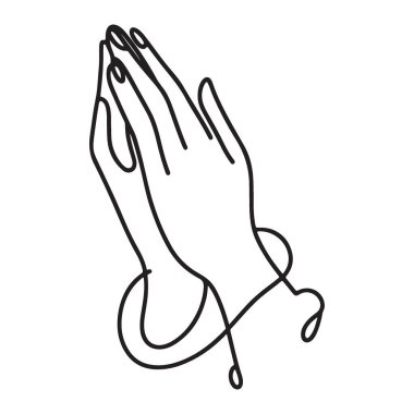 Zarif Dua Eden Eller İnanç ve Umut İçin Görüntü