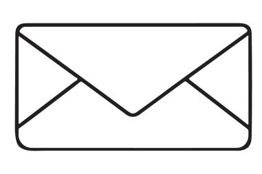 Zarf Vektör İllüstrasyonu Açık Posta Teslimatı İletişim Kavramı