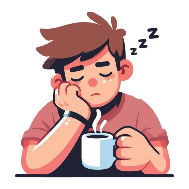 Kahveyle Yorulmuş Çizgi Filmci 'nin Uykuya İhtiyacı Var