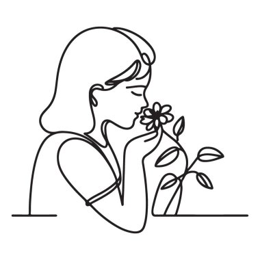 Doğanın Çiçek Kokan Vektör Sanatsal Değerlendirmesi