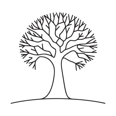 Çıplak Ağaç Silüeti Resimleri Yapraksız Vektör ResmiComment