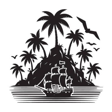 Tropik Ada Korsan Gemisi Gizli Hazineyle Bekliyor