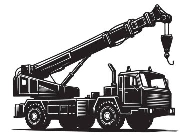 Ağır Görevli Turna Vektör Yapılandırması Silueti