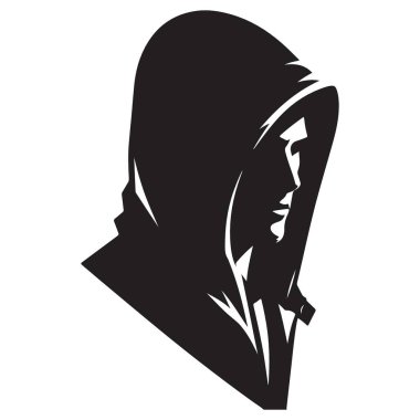 Projeniz için gizemli başlıklı figür vektör çizimi