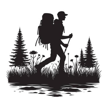 Doğa Macerası 'nda Yürüyüş Yürüyüşü Resimlerinde Yürüyüşçü Görünümü