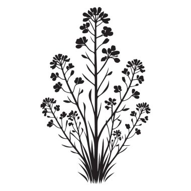 Doğanın Ayrıntılı Yaban Çiçeği Silüeti İlham Verdiği Tasarım ve Projeler