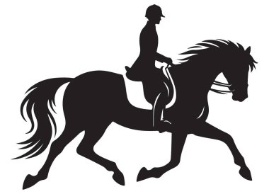 At biniciliği meraklıları ve tasarımcılar için zarif binicilik silüeti