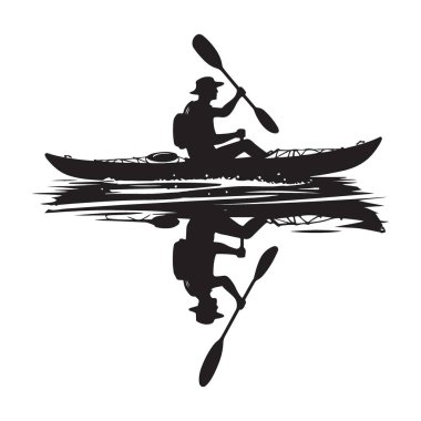 Kanocu Siluet Su Aktivite Sanatına Yansıma