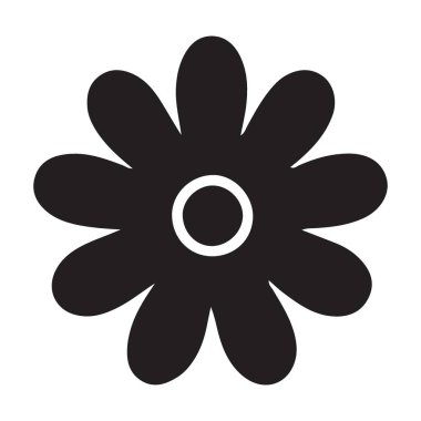 Botanik dekorasyon projeleri için sevimli çiçek vektör çizimi tasarımı