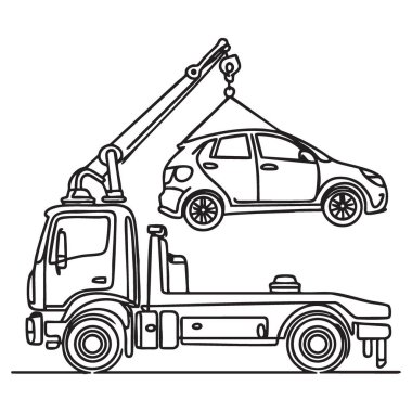 Ayrıntılı Çekici ve Araba Görüntü Kurtarma Servisi