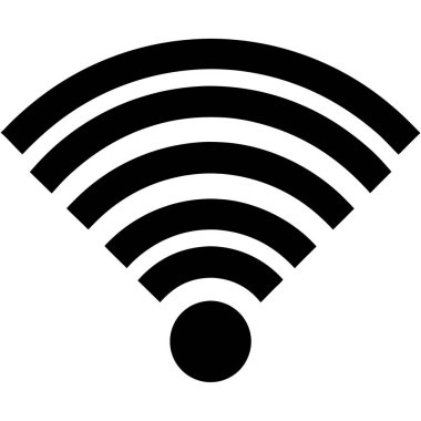 Wi-Fi Vektör İllüstrasyonu Modern ve Tarz Kablosuz Bağlantı Tasarımı