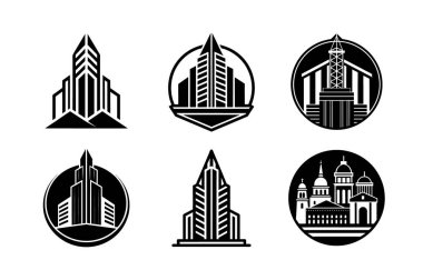 Shutterstock, Adobe Stock ve Freepik 'teki yüksek kaliteli bina simgelerini araştırın. Mimari, gayrimenkul, şehir manzarası ve temiz ve modern tasarımlı inşaat projeleri için mükemmel..