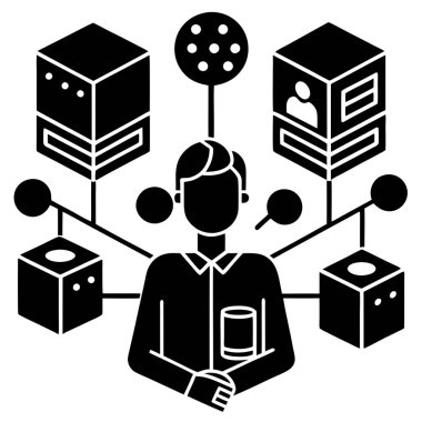 Önemli iş ve üretkenlik sembollerinin yer aldığı yüksek kaliteli ofis simgeleri koleksiyonu. Web tasarımı, mobil uygulamalar, sunumlar, markalaşma ve şirket malzemeleri için mükemmel..