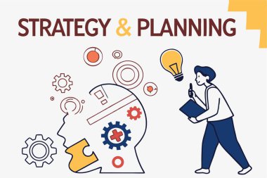 Planlama ve Stratejiyle Şirket İş Konsepti