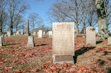 Foone, Amistad 'a isyan eden köleleştirilmiş Afrikalılardan biri, Farmington, Connecticut' ta gömülü.