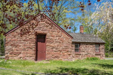 Farmington, Connecticut 'taki Old Stone Okulu. Bina 1790 'dan 1872' ye kadar bir okuldu..