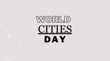 Dünya Şehirler Günü - 31 Ekim