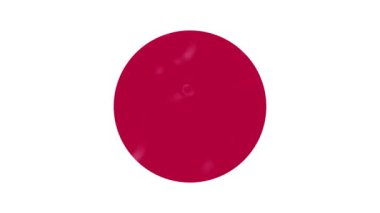 Japonya için Yağmur Damlaları Bayrak Canlandırması