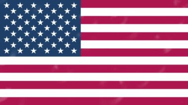 ABD Bayrak Canlandırması İçin Yağmur Damlaları