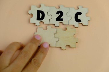 D2C harfli ahşap yapboz veya Consumer 'a DiRECT