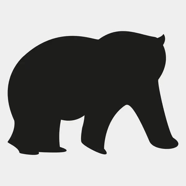 Ayı simgesi. Web için ayı vektör simgelerinin vektör illüstrasyonu