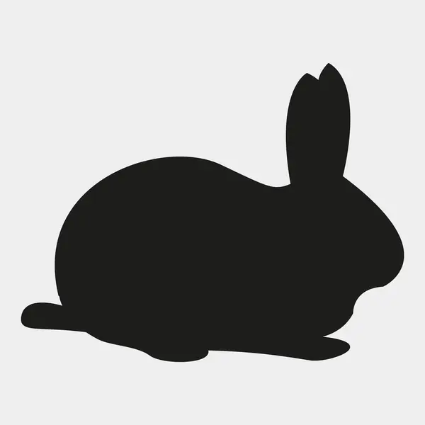 Beyaz arkaplanda tavşan tasarımı