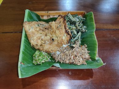 Lezzetli Asya yemeklerinin yakın görüntüsü