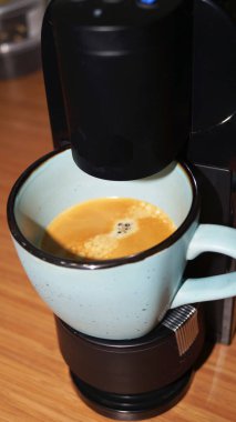 Kapsüllü kahve makinesi. Yüksek kalite fotoğraf