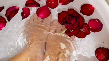 Ayak rahatlatıcı spa. Yüksek kalite fotoğraf